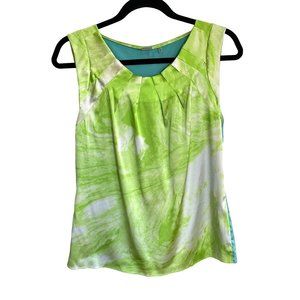 Elie Tahari Sleeveless Silk Blouse Women's Size M Medium